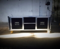 Komoda Tournée Flightcase Style 150 x 50 x 50 cm Black-Film-Mat