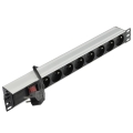Listwa zasilajaca Rack 19" 1U - 8 gniazd