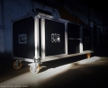 Komoda Tournée Flightcase Style 150 x 50 x 50 cm Black-Film-Mat